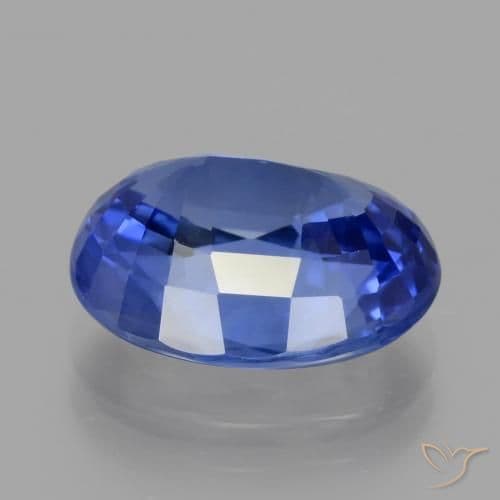 5.96ct Cornflower Blue Sapphire, Oval Cut, 12.1x9.9 mm