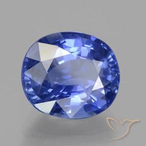 5.67ct Cornflower Blue Sapphire, Oval Cut, 11.2x9.9 mm