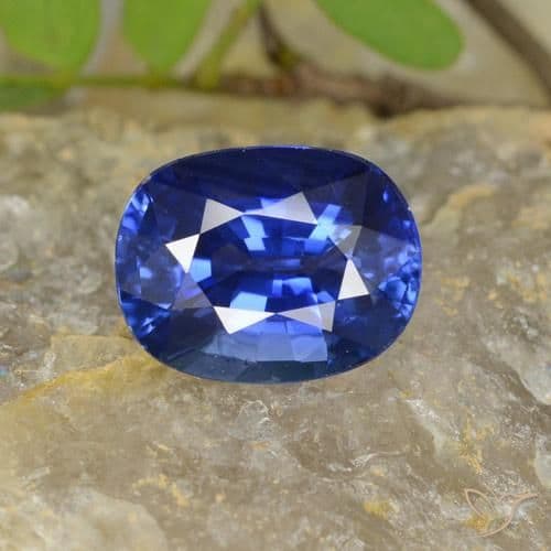 4.96ct Natural Navy Blue Sapphire, Oval Cut, 11.1x8.6 mm