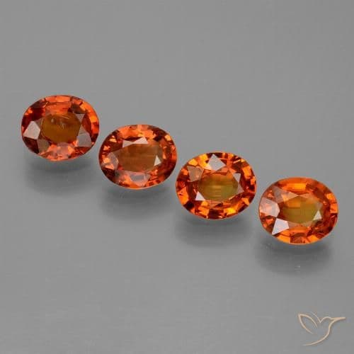 0.80ct Natural Orange Brown Sapphire, Oval Cut, 6.1x5 mm