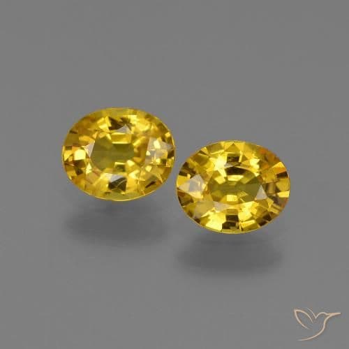 0.72ct Dark Orange-Gold Sapphire, Oval Cut, 5.8x4.7 mm