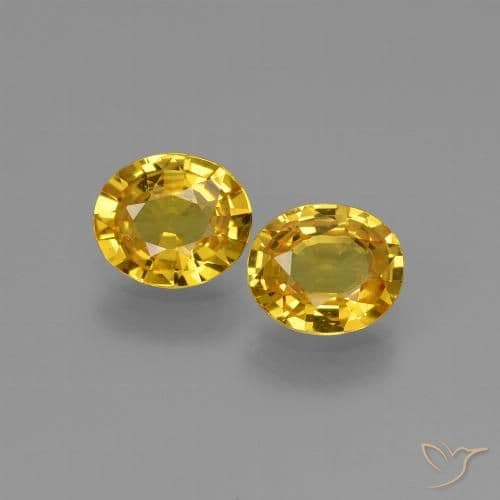 2.49ct Natural Dark Golden Sapphire, Oval Cut, 5.7x4.8 mm