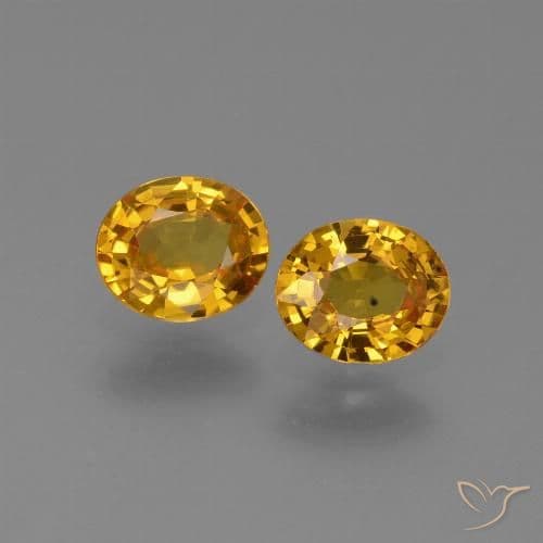 1.30ct Natural Dark Golden Sapphire, Oval Cut, 5.8x4.9 mm