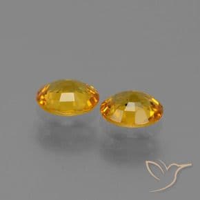 1.30ct Natural Dark Golden Sapphire, Oval Cut, 5.8x4.9 mm