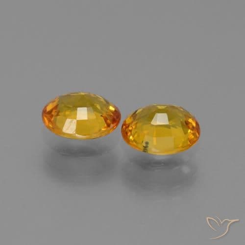 1.49ct Natural Dark Golden Sapphire, Oval Cut, 5.9x4.9 mm