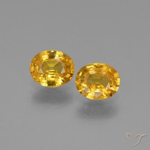1.44ct Natural Dark Golden Sapphire, Oval Cut, 6x5 mm