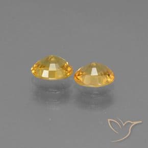 1.49ct Natural Dark Golden Sapphire, Oval Cut, 5.8x4.8 mm