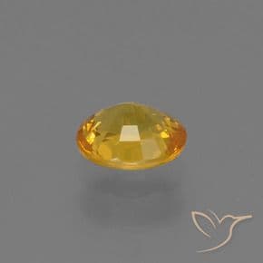 0.73ct Natural Dark Golden Sapphire, Oval Cut, 5.7x4.8 mm
