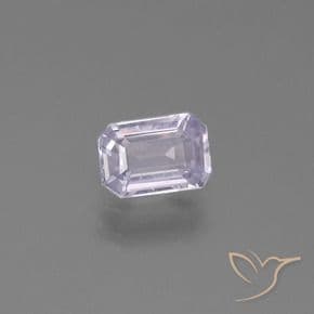 0.57ct Very Light Violet Sapphire, Emerald Cut, 5.7x3.9 mm