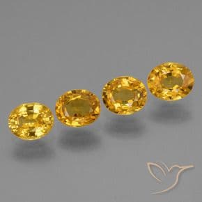 2.78ct Dark Orange-Gold Sapphire, Oval Cut, 5.7x4.7 mm