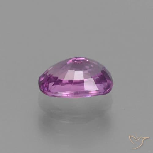 1.59ct Medium Purple Sapphire, Cushion Cut, 7.8x5.3 mm