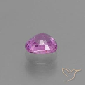 1.10ct Natural Medium Purple Sapphire, Cushion Cut, 6x5.5 mm