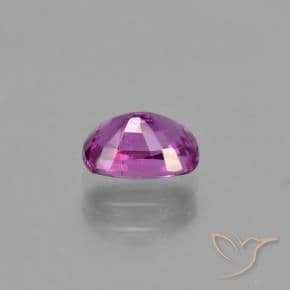 1.10ct Bright Magenta Sapphire, Cushion Cut, 6.7x4.7 mm