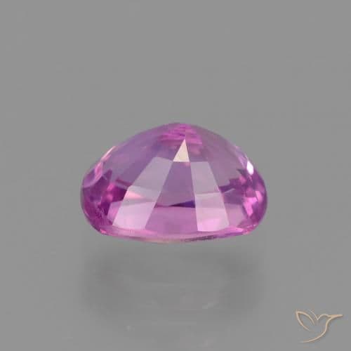 1.42ct Pinkish Purple Sapphire, Cushion Cut, 6.9x5.5 mm