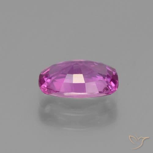 1.31ct Pinkish Purple Sapphire, Cushion Cut, 7.9x5.4 mm