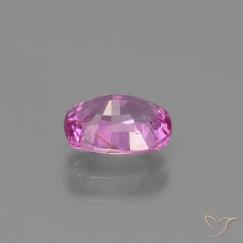 1.03ct Intense Purple Sapphire, Cushion Cut, 6.7x5.2 mm