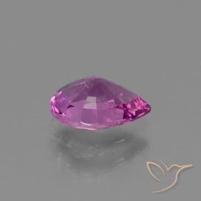 1.20ct Medium-Dark Purple Sapphire, Pear Shape, 7.6x5.6 mm