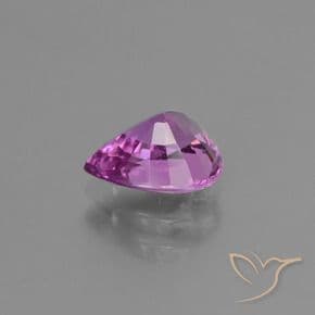 1.42ct Pinkish Purple Sapphire, Pear Shape, 7.6x6.1 mm