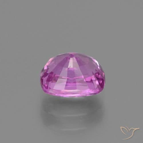 1.54ct Medium Purple Sapphire, Cushion Cut, 6.8x5.4 mm