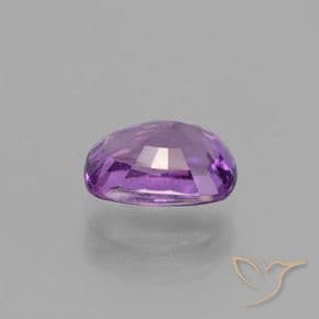1.46ct Medium Violet Sapphire, Cushion Cut, 7.3x5.4 mm