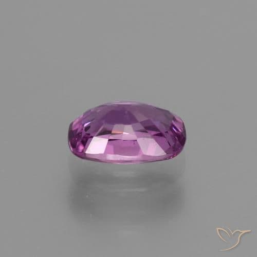 1.38ct Electric Purple Sapphire, Cushion Cut, 7.5x5.4 mm