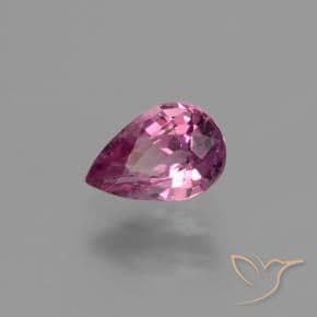 1.07ct Natural Reddish Purple Sapphire, Pear Shape, 7.5x5 mm