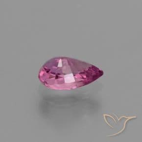1.07ct Natural Reddish Purple Sapphire, Pear Shape, 7.5x5 mm
