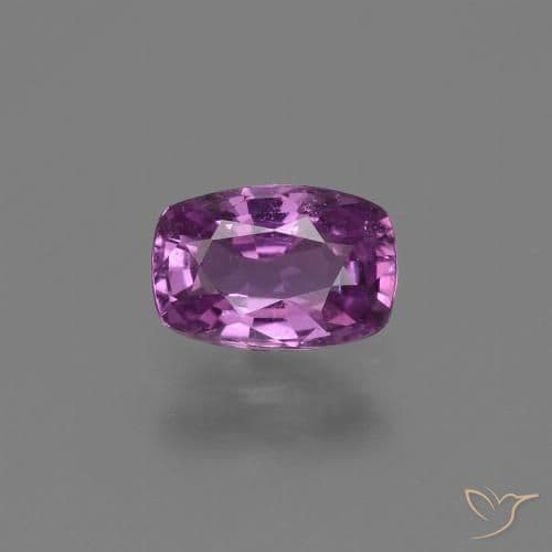 1.07ct Natural Lilac Sapphire, Cushion Cut, 7x4.8 mm