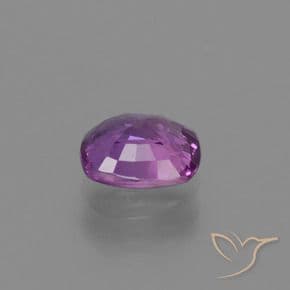 1.31ct Intense Purple Sapphire, Cushion Cut, 6.8x5.7 mm