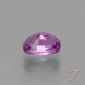 1.41ct Medium-Dark Purple Sapphire, Cushion Cut, 7.1x4.6 mm