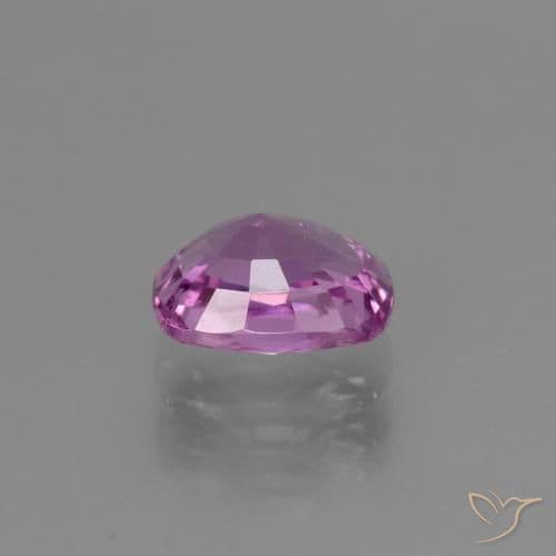 1.47ct Medium Purple Sapphire, Cushion Cut, 7.1x5.6 mm