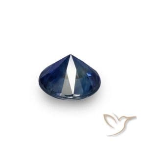 0.67ct Natural Twilight Blue Sapphire, Round Cut, 5.11 mm