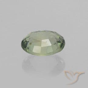 0.77ct Natural Forest Green Sapphire, Oval Cut, 5.9x4.9 mm