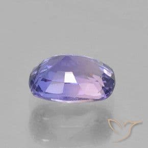 1.17ct Light Pinkish Violet Sapphire, Cushion Cut, 6.8x5.1 mm