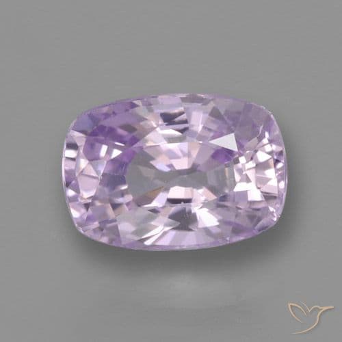 1.09ct Pinkish Violet Sapphire, Cushion Cut, 6.7x4.7 mm