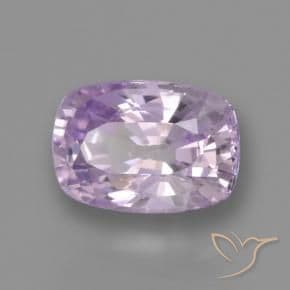 1.09ct Pinkish Violet Sapphire, Cushion Cut, 6.7x4.7 mm