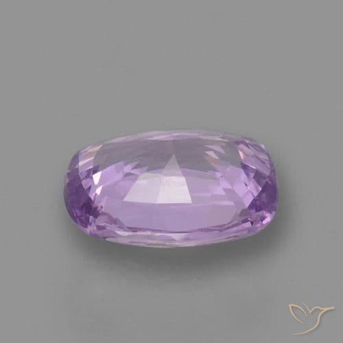 1.08ct Medium Violet Sapphire, Cushion Cut, 6.9x5.5 mm