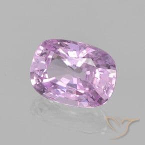 1.00ct Natural Light Purple Sapphire, Cushion Cut, 6.9x5 mm