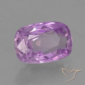 1.07ct Natural Lilac Sapphire, Cushion Cut, 7x4.8 mm