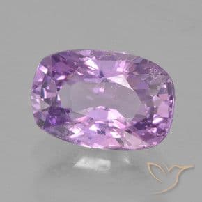 1.13ct Medium Violet Sapphire, Cushion Cut, 7.2x4.9 mm