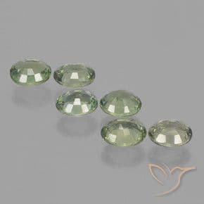 4.51ct Natural Forest Green Sapphire, Oval Cut, 5.7x4.8 mm