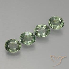 2.89ct Natural Forest Green Sapphire, Oval Cut, 5.9x4.8 mm