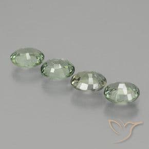 2.99ct Natural Light Green Sapphire, Oval Cut, 6x4.9 mm