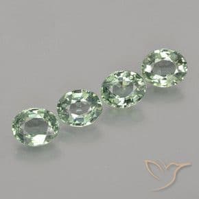 3.08ct Natural Mossy Green Sapphire, Oval Cut, 5.9x4.9 mm