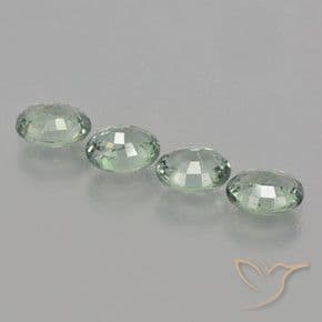 3.08ct Natural Mossy Green Sapphire, Oval Cut, 5.9x4.9 mm