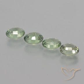 3.22ct Natural Mossy Green Sapphire, Oval Cut, 6x4.9 mm