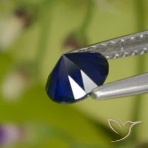 0.77ct Natural Twilight Blue Sapphire, Round Cut, 5.50 mm