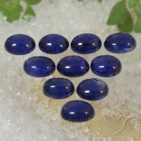 2.70ct Natural Deep Blue Sapphire, Oval Cut, 3.9x3.1 mm