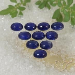 2.70ct Natural Deep Blue Sapphire, Oval Cut, 3.9x3.1 mm