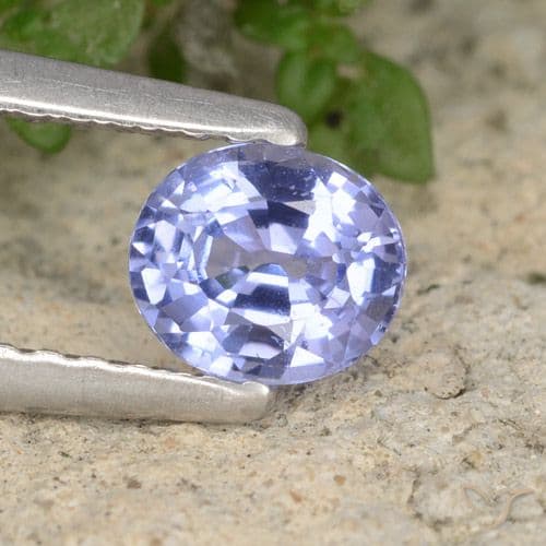 0.57ct Natural Light Blue Sapphire, Oval Cut, 5.2x4.5 mm